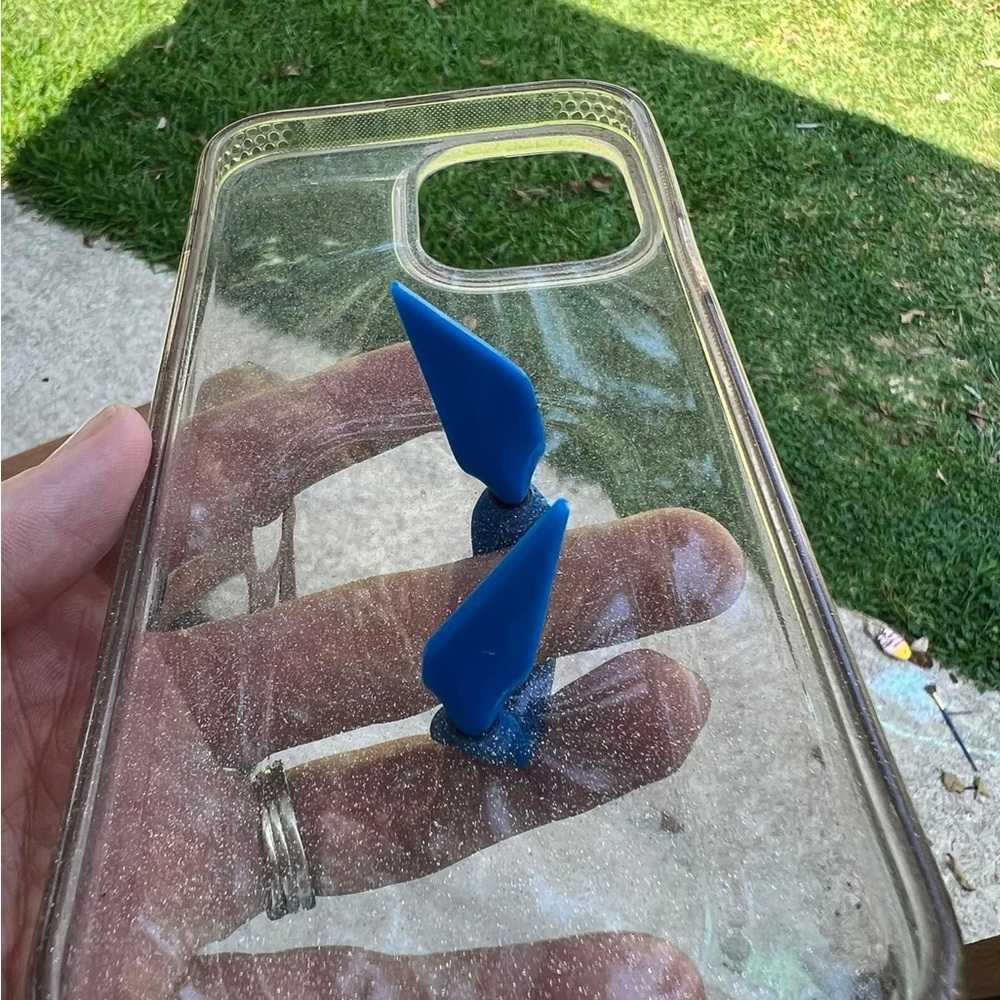 Clear sparkle 13 pro max loopy